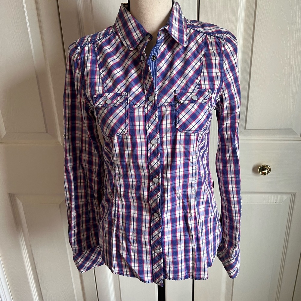 Puma button down top